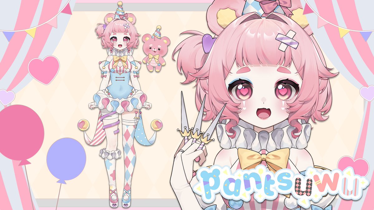 pantsuwu's tweet photo. The clown has arrived! 🧸🎪
Your favorite failed killer clown is here! 💕
Guess this silly lil bear will always be a girl failure! 🤷‍♀️ https://t.co/Kn1VeWEmVg