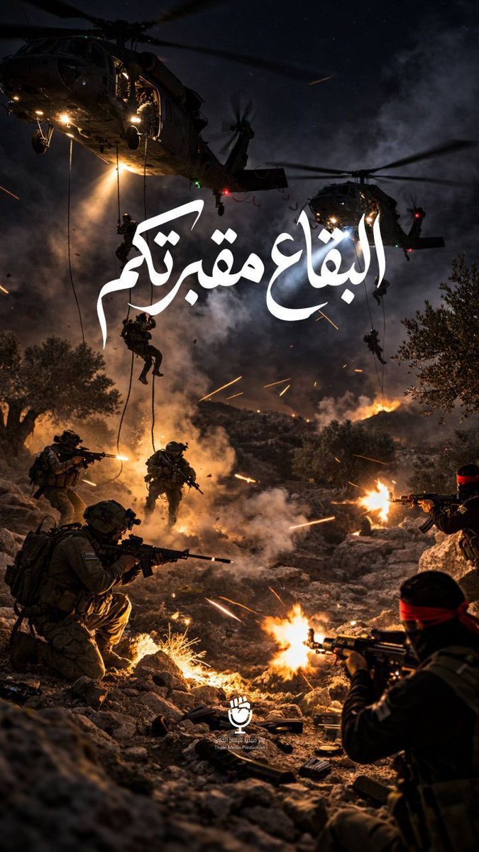 حزب الله يدمر إنزال الكيان الصهيوني في جنوبي لبنان تدميرًا، لا تلتفتوا إلى رواية سبب الإنزال فهي رواية صهيونية، انشغِلوا بالملحمة البطولية التي خاضها رجال الله ففتكوا بالصهاينة فتكًا.