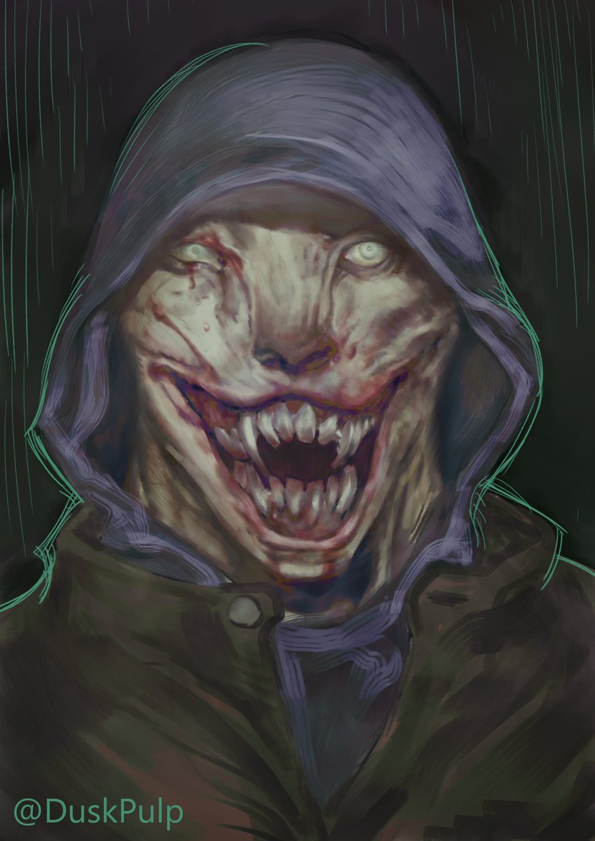 DuskPulp's tweet photo. Darkwood's wolfman in the first stages of his mutation. https://t.co/tyo8ndUKLp