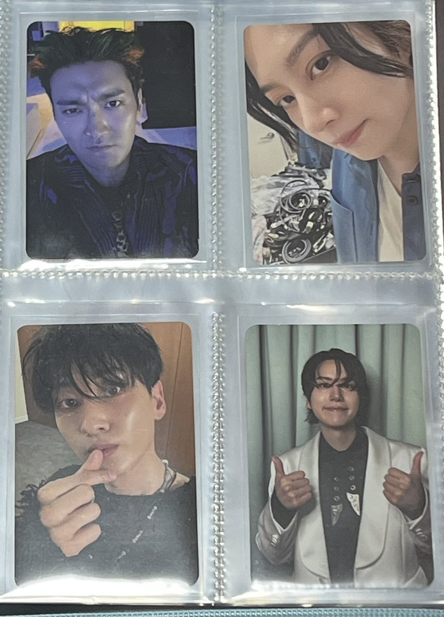 mii8935's tweet photo. SUPER JUNIOR トレカ 交換

12thアルバム SUPERJUNIOR25

【譲】
25ver シウォン
PhotoBook ver ウニョク、キュヒョン
Smini ver ヒチョル

【求】同種 イェソン>イトゥク

3/7、3/8ベルーナで手渡し交換希望です

 #SUPERJUNIOR  #SJ  #ExpressMode https://t.co/j050omvllX