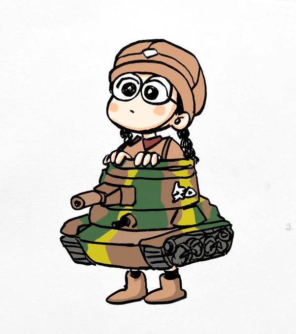 #無言で我ながらかわいいと思う絵を載せる