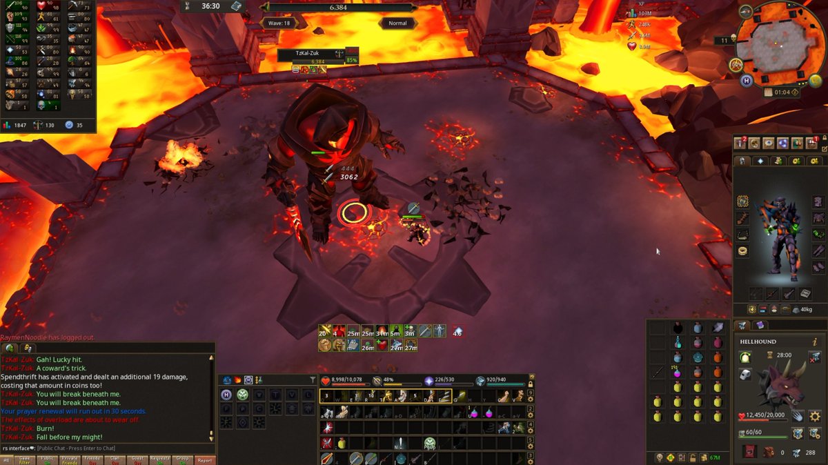 Cooked up a full revo, low (no) input, no food zuk cape on an account with 90 attack, 1 archaeology, 1 Necromancy, no ancient curses and 35 qp.  

With a setup that costs less than 1 bond. 

Video coming soon. New zuk cape meta is here, and it's melee.