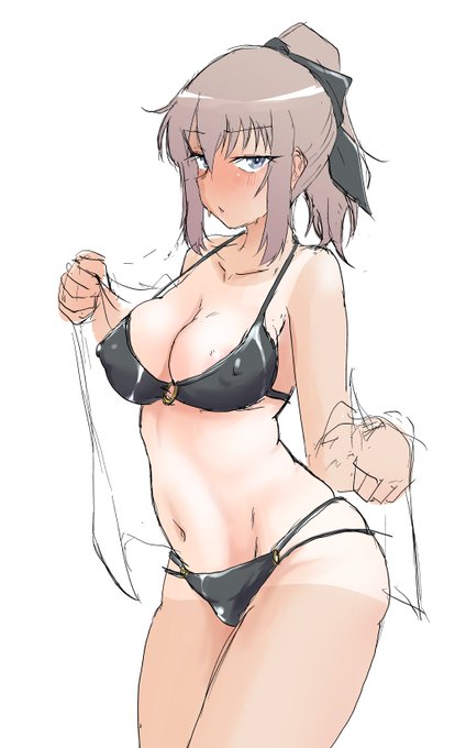 日焼け跡逸エリリメイク版のラフ 