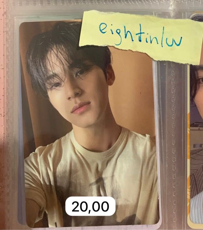 eightinluv's tweet photo. venda vendo mingyu seventeen regulares carat 

R$ valores na imagem + frete (10,00 módico) 
vídeo no privado

🏷️ you make my day face the sun fml https://t.co/lmZyCNkuex