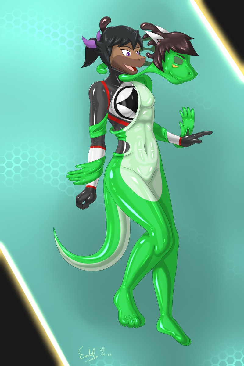 They say the best way to bond is to become each other, and it's exactly what Ezekiel and Aliya did here! 

Strangely enough no one has ever seen them take these "disguises" off, but there's no need to when they're perfect as each other~