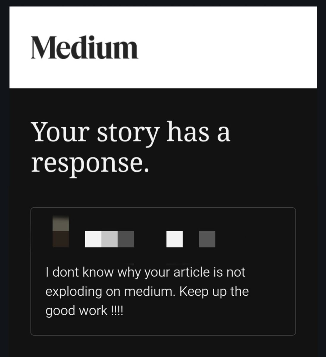 developers26's tweet image. The reason why I write on #Medium :)