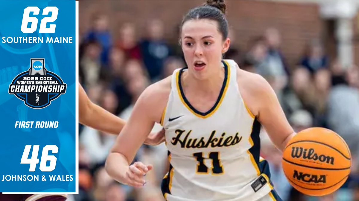 LittleEastConf's tweet photo. No. 21 @usmhuskies Women's Basketball Downs JWU In First Round of 2026 NCAA Tournament #LEChoops #d3hoops #NCAAD3 @NCAADIII @FloCollege @FloCollegeHoops @d3hoopsville @d3hoops @WBCA1981
https://t.co/JrTsQT6VBt https://t.co/ie4Rzy2yzG