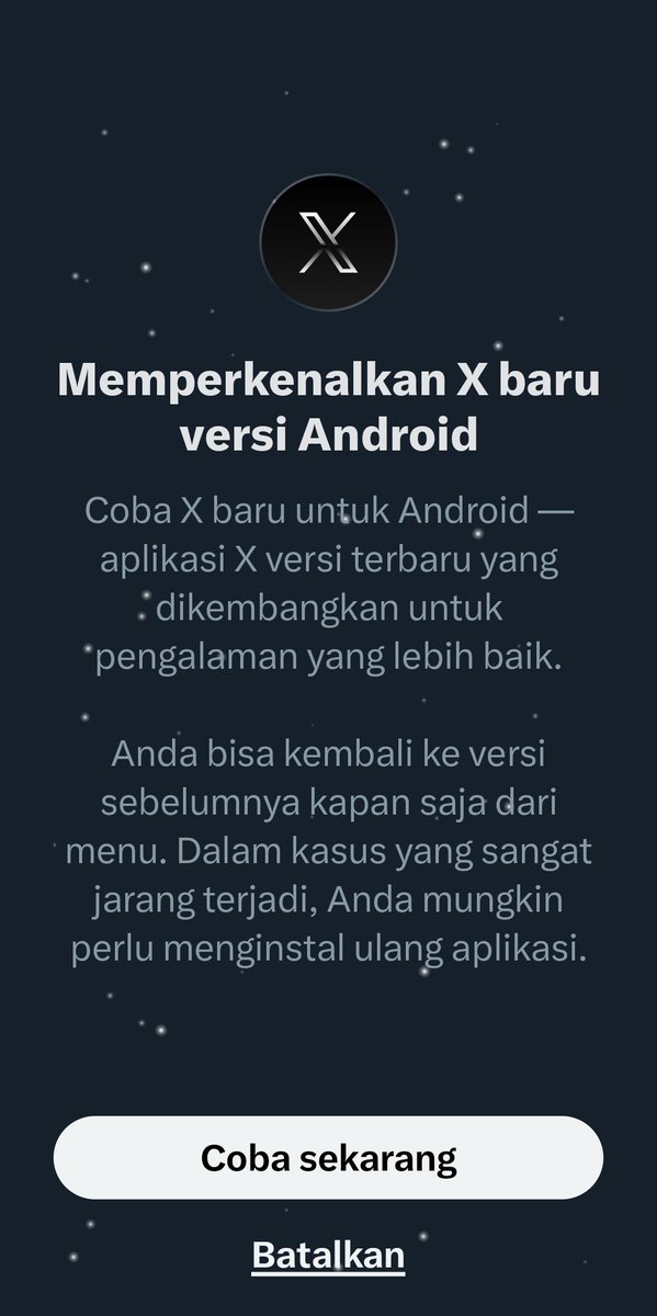 nunahayalyakzir's tweet photo. Spill dong yang udah pakai beneran makin enteng atau malah banyak bug?
​1: Android X Beta
​2: X versi Android
Penasaran pengen klik tapi ragu. 
​Takutnya kalau nggak cocok malah harus install ulang lagi. Mohon pencerahannya. 

HP saya android bukan merk apel kroak 😁
#AndroidUser #XApp #Update #TechLife