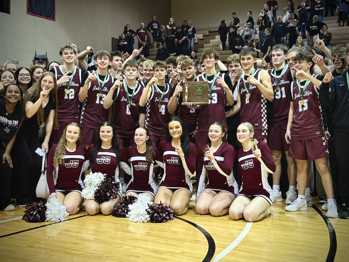 StoriedRivals's tweet photo. A special night for the Muskies (24-1) as they head to the SWEET 16 for the first time since 2018! 

They will look to avenge their only loss of the season when they face reigning state champs Maysville (23-1) Wednesday night (3/11) at the ECO Center in St. Clairsville. 

@EastDistrictAB