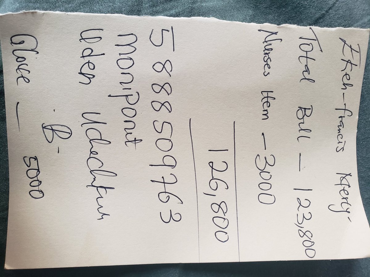 PrincessPricel1's tweet photo. Good morning sir, I gave birth on 5th of this month, we were discharged yesterday but the bill was alittle on the upside for us{131,800}. I had 55k and through sir wizarab's post I was able to raise 31k.

please I currently need 45800 to go home. 

if you need any further information or  require video call, I am here to attend.
