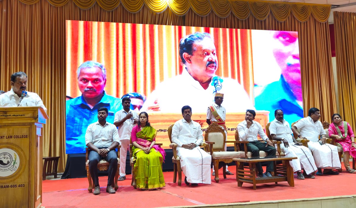 Dr.K.Ponmudy tweet media