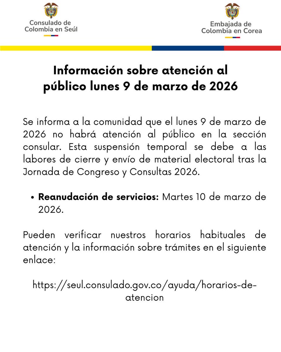 Embajada de Colombia en Corea - 주한 콜롬비아 대사관 tweet media