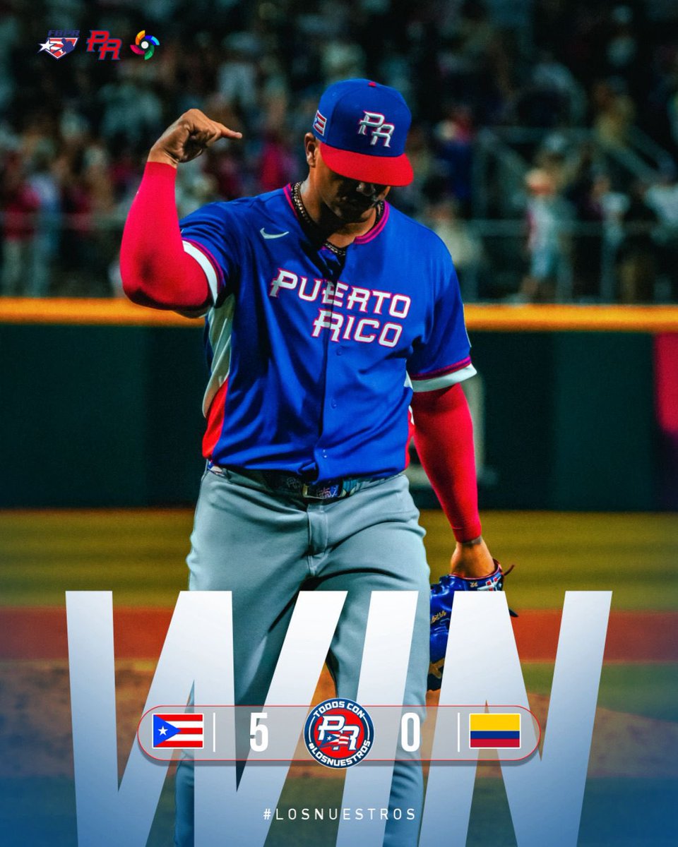 ¡Arrancamos bien en casa! 

#LosNuestros🇵🇷 se llevan el primero del #WorldBaseballClassic vía blanqueada.