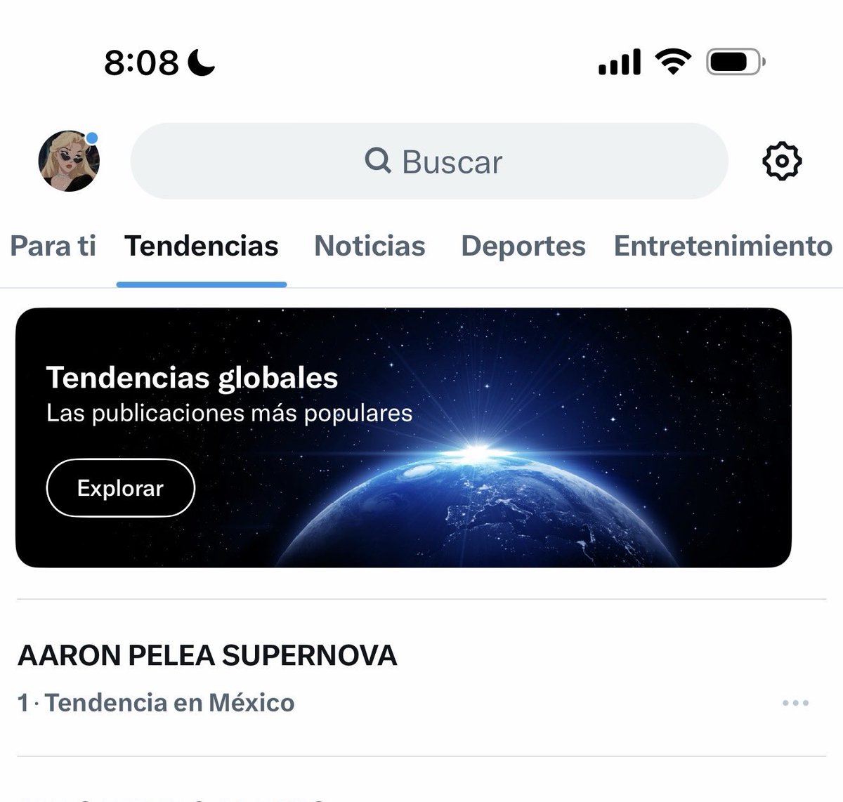 Comenzamos hace apenas 8 min🤯 

AARON PELEA SUPERNOVA

#AaronMercury #AaronEsSupernova