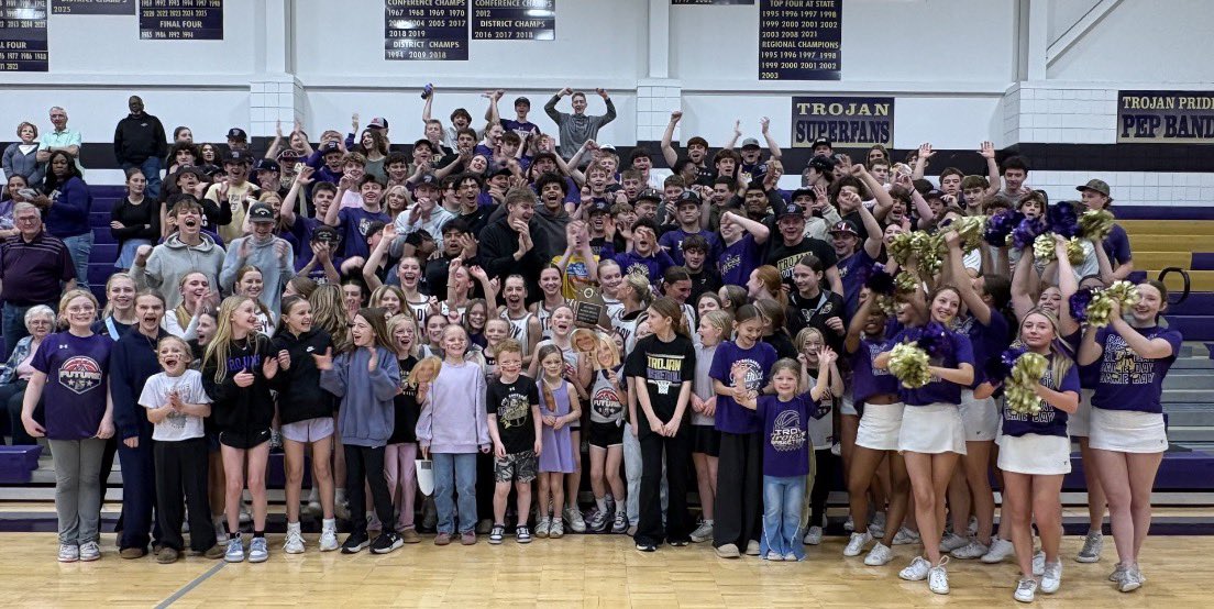 Could not be more proud of this group! GAC Conference and District CHAMPS!
#PLAYEDHARD and #PLAYEDTOGETHER all night to pick up another district championship in front of a great home town crowd! Thank you Trojan Nation for coming out &amp; <a href="/tbhs_ad/">TBHS AD</a> for hosting a well run tournament