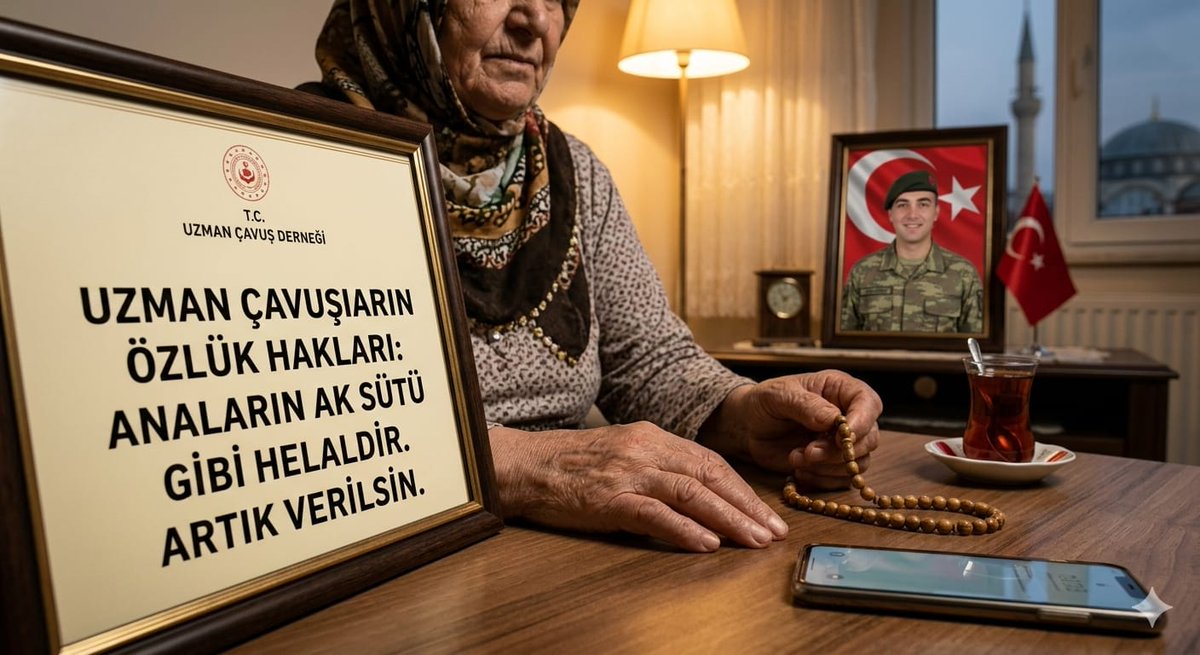 Ben #UzmanÇavuş ANASIYIM Gözümüz kulağımız telefonda, dualarımız evlatlarımızın üzerinde. Onlar canlarını ortaya koyarken, biz onların geleceği için endişelenmek istemiyoruz.
#UzmanÇavuşlar ın özlük hakları analarının ak sütü gibi helaldir, artık verilsin. 🙏🇹🇷
<a href="/alitilkici38/">Ali Tilkici 🇹🇷</a>