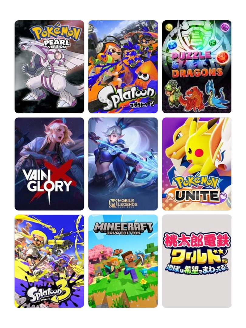 Ryuto_spl's tweet photo. 私を構成する9つのゲーム
#My9Games #私を構成する9つのゲーム
https://t.co/VRw6UY3gsL https://t.co/ESL7u6Bb8B
