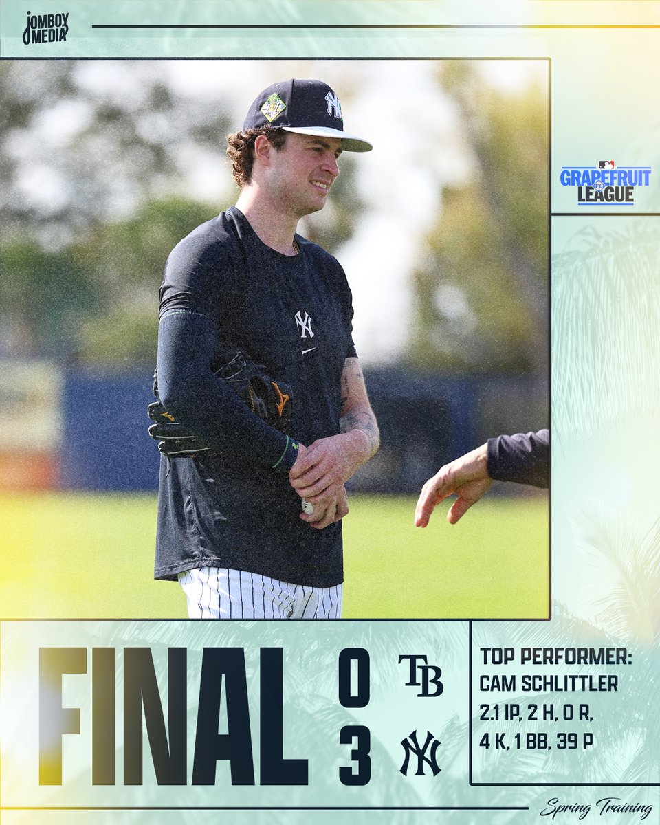 TalkinYanks's tweet photo. Cam Schlittler started a shutout for the first time since the do-or-die playoff game against the Red Sox https://t.co/LVk2sEMz4C