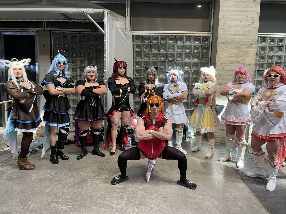 ムキムキホロライブ！！ホロの平和は俺たちが守る！！！！！ #hololivefesEXPO26_DAY2