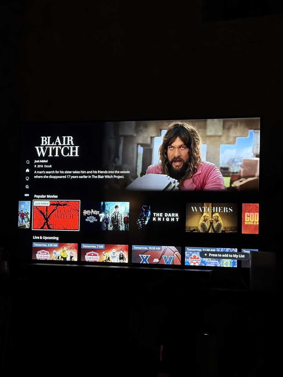 SarahCHardy's tweet photo. @HBO Didn’t know Blair Witch movie got a @Minecraft upgrade 😂 https://t.co/0BnEjc3tOA