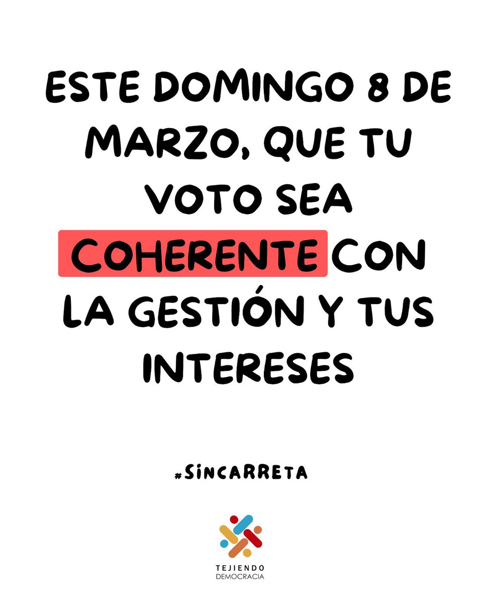 Tejiendo Democracia tweet media