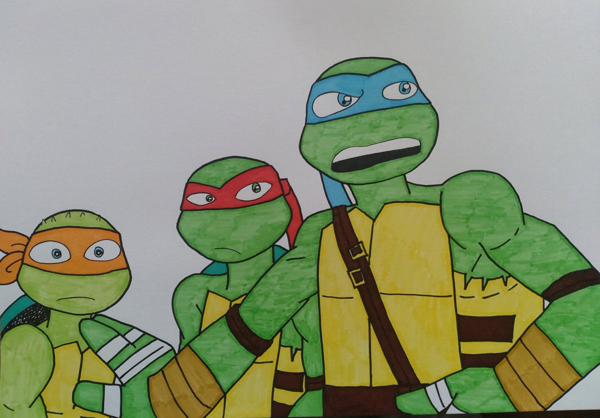 シーズン2マイキーのブツブツにて。
「レオもでた?」
「でるわけない!!」