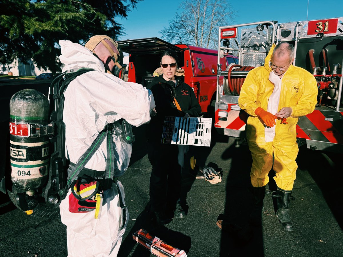 LebanonFD's tweet photo. Hazmat calls require a slow, methodical response to keep everyone safe. Recently, Lebanon Fire crews—including two hazmat techs—worked for 3 hours to safely secure hazardous materials and protect the community. https://t.co/IUyOu12hE7