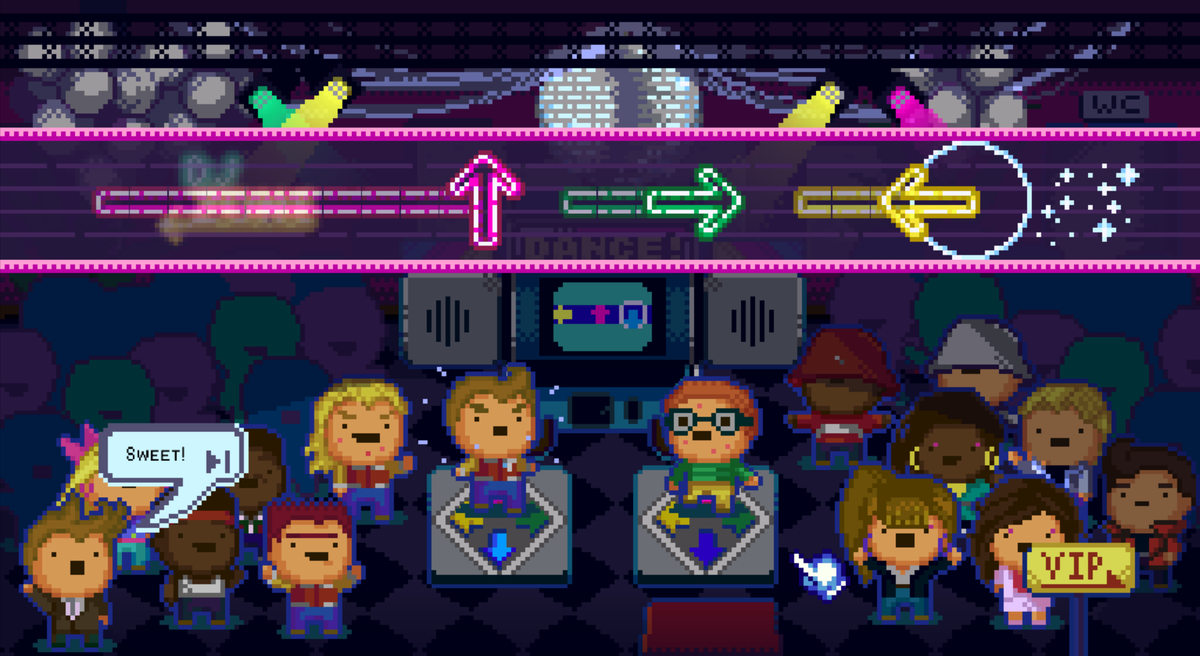 GamesByTOD's tweet photo. It’s #TeaseYaGame time 👀

You play as… God.

Your mission? Guide a nerdy 80s kid through bullies, disco parties, arcades… and bad decisions.

Help him impress his crush… or ruin everything. 🎮

👉 Try the demo &amp; wishlist on Steam!
https://t.co/5dy7wZo2eq https://t.co/iAQztitowu
