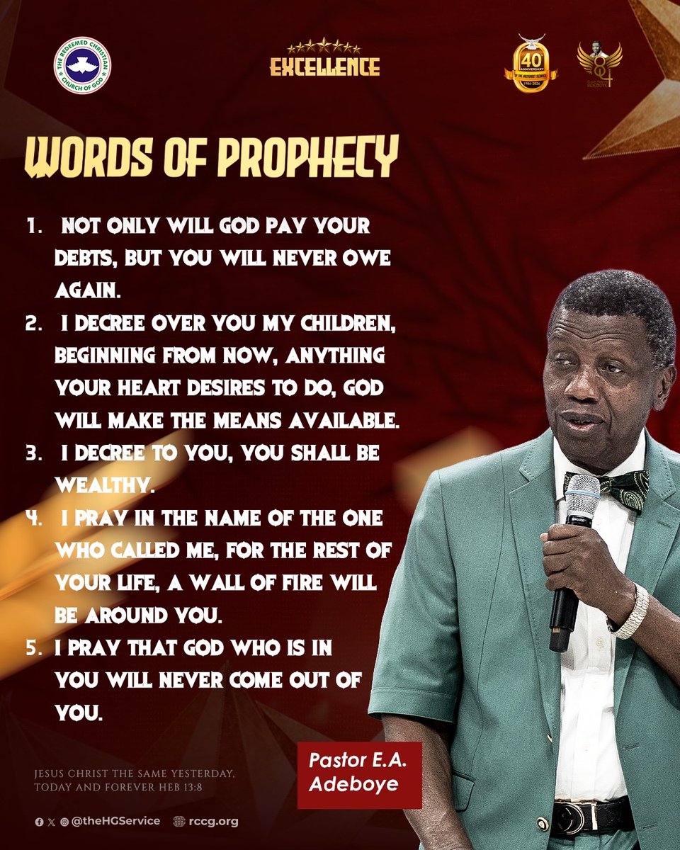 Pastor Adeboye tweet media