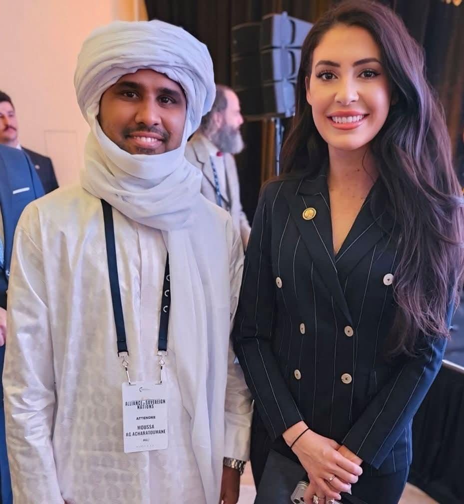 IlyasseAg241786's tweet image. L’#honorable_Moussa_Ag_Achagatmane a dignement représenté le #Sahel lors du premier #sommet de l’Alliance des Nations Souveraines à #Washington DC.
