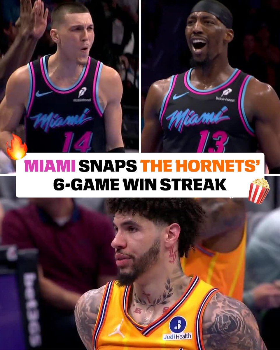 Miami keeps the hottest team in the league from another win 👀