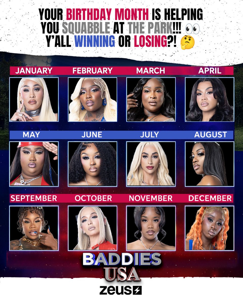 Oop!!! 👀🫢 Your BIRTHDAY MONTH is helping you SQUABBLE at the local park!!! 😶 Are y’all WINNING or LOSING the faceoff?! 🤔 Tag them and let us know 👇🏾