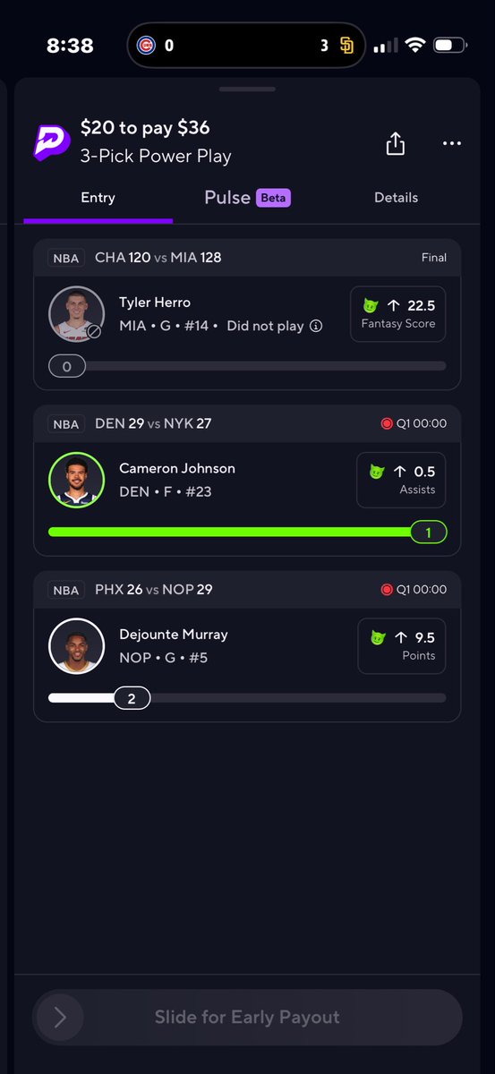 HisWallet's tweet photo. @PrizeSupport why does this say Herro did not play after putting up 31 tonight? https://t.co/QwoWVXy6KR