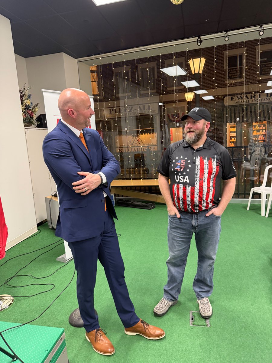 adamsteen's tweet photo. It was a great night in Cerro Gordo County on the Keep Iowa Free Tour with Steve Deace! Fitting to be at Music Man Square - a room full of patriots all singing the same tune: Keep Iowa Free. https://t.co/M9pvRfJdgu