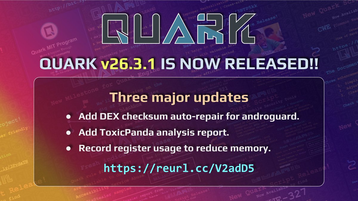 Quark Engine tweet media