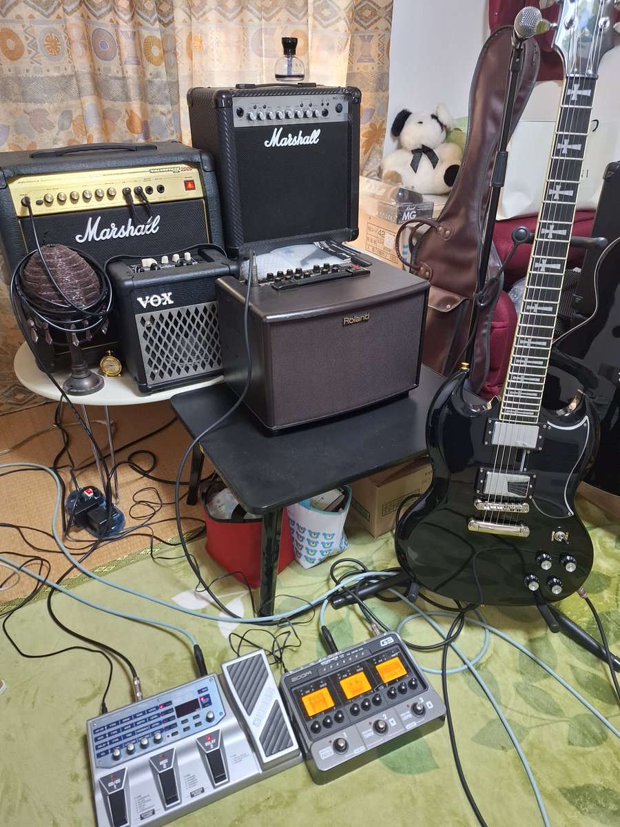 朝練終わり〜(๑•̀ㅂ•́)و✧　なかなか納得いく音が作れない💦