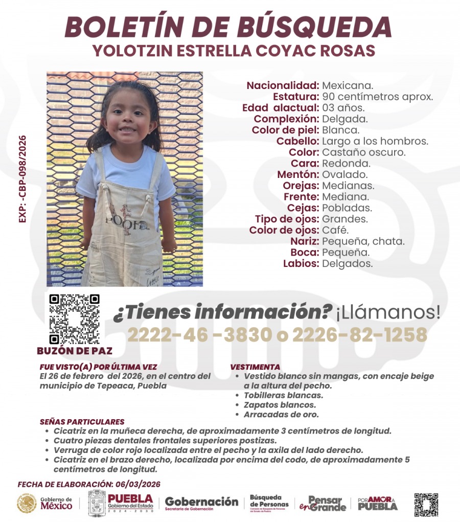 Ayudanos a encontrarla #Puebla 🙏