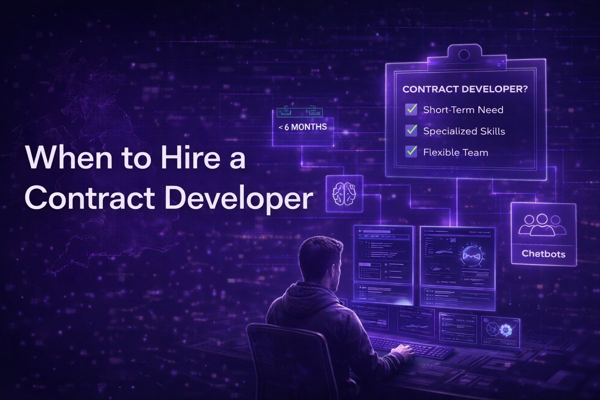 DelaneyIndLTD's tweet photo. When to Hire a Contract Developer

Need development expertise but not a full-time hire?

Contract developers can help you deliver projects faster without long-term overhead.

Read more:
https://t.co/tfiU8Ouq7O

#softwaredevelopment #contractdeveloper #webdevelopment https://t.co/kSaVUxhHhG