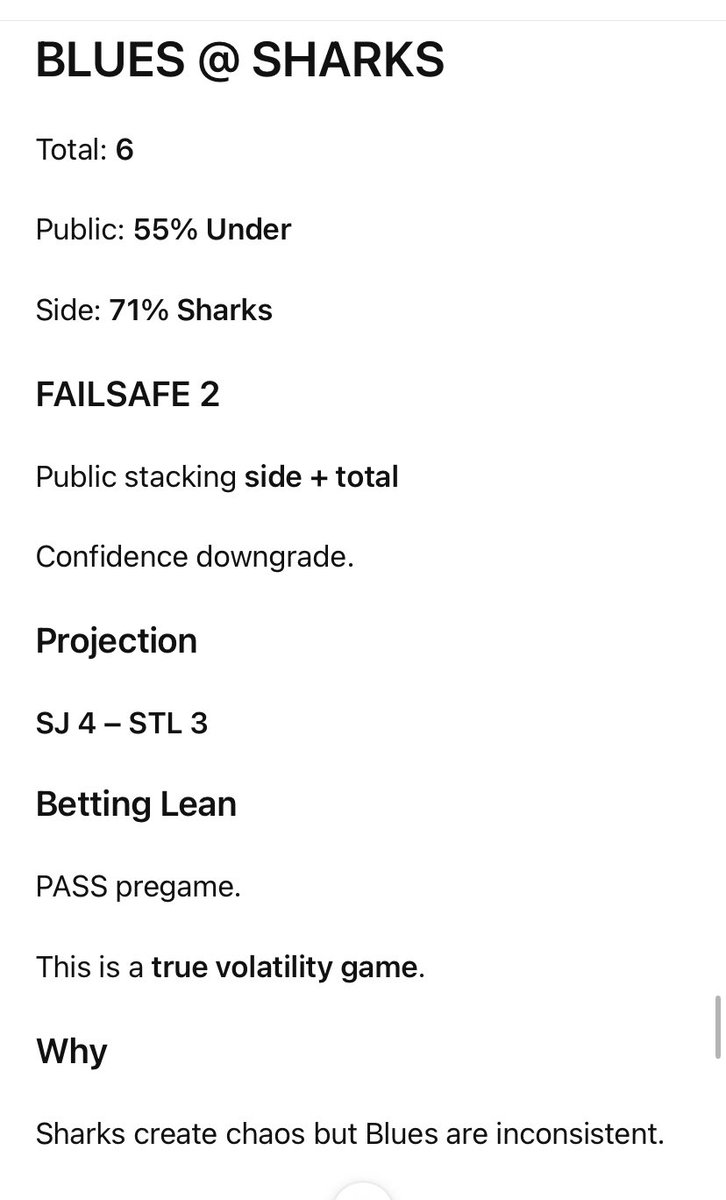 vrontiVII's tweet photo. @ProfPigskinEsq @AstrapiV 🏒Sharks create chaos but Blues are inconsistent.

🔮Sharks 4, Blues 3 https://t.co/Xl9v8lWXnd