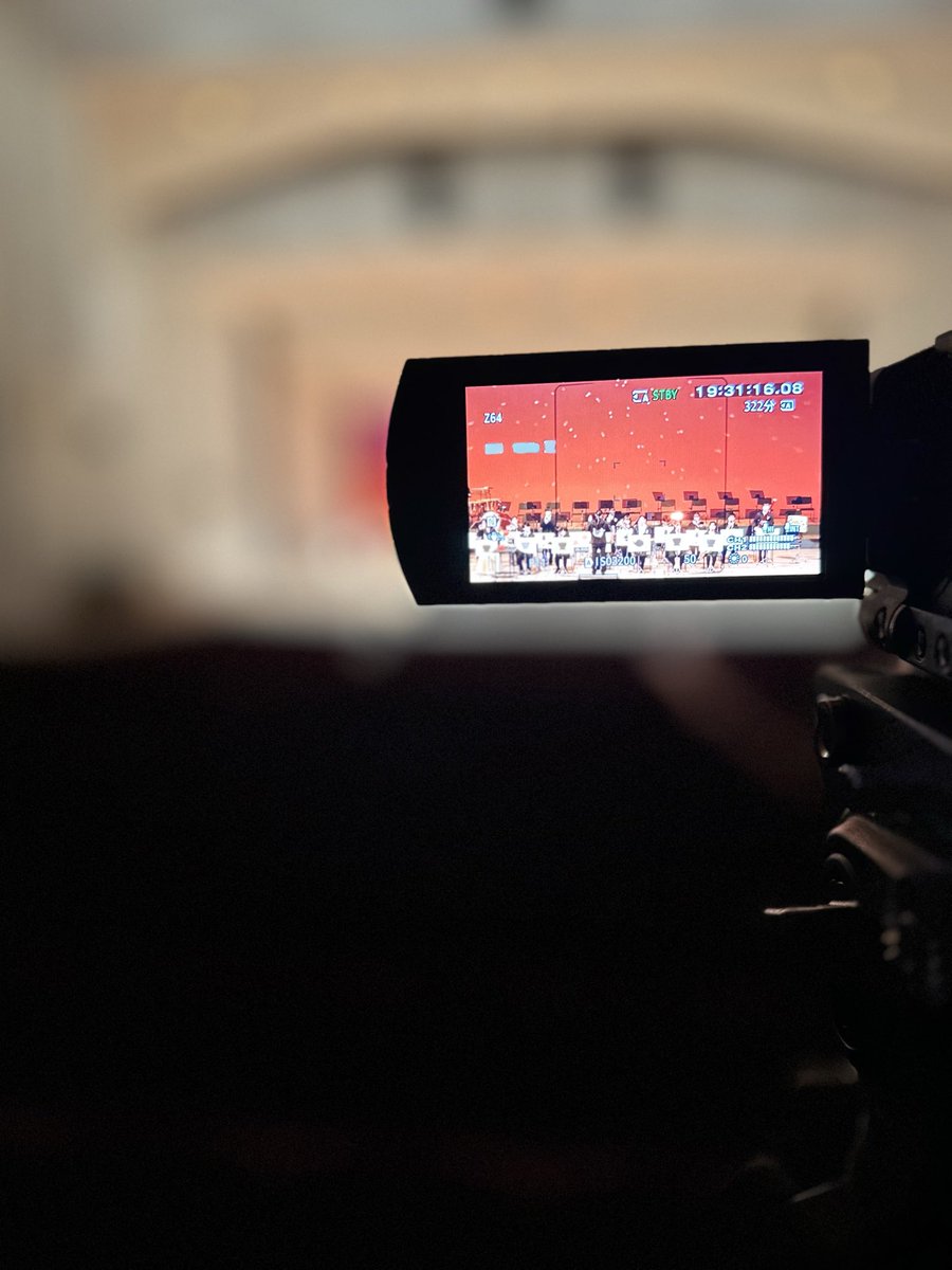 ただいまリハ中。大津市民会館
13時過ぎから本番です。
吹奏楽
心地いい空間です。
 #大津市民会館  #YouTube  #リモート  #カメラマン