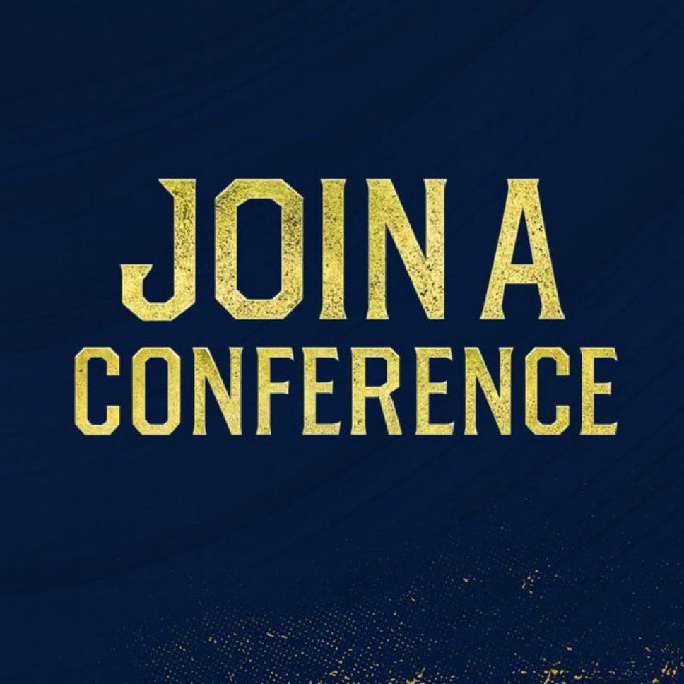 IdpBloom's tweet photo. @RapidResponse47 @NotreDame Notre dame being involved in this is unbelievable 😭😭😭 the single biggest losers in history, did they ask trump to give them an auto bid to the playoffs every year? Oh wait, they already have that deal with the ncaa #joinaconference https://t.co/yseOxLRzap