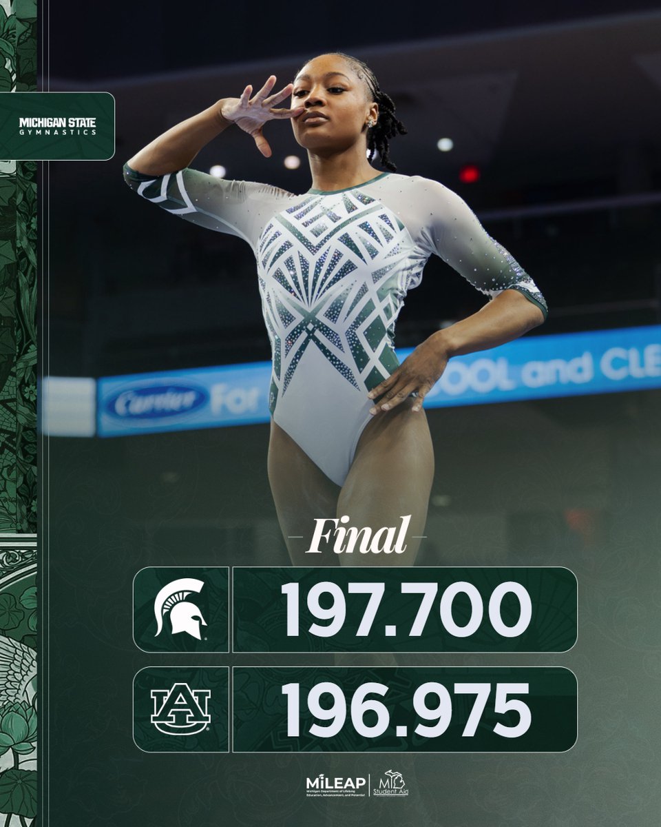 Michigan State Gymnastics tweet media