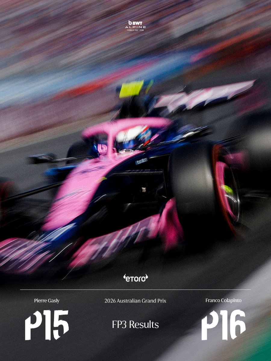 Crossing off practice for this #AusGP weekend.