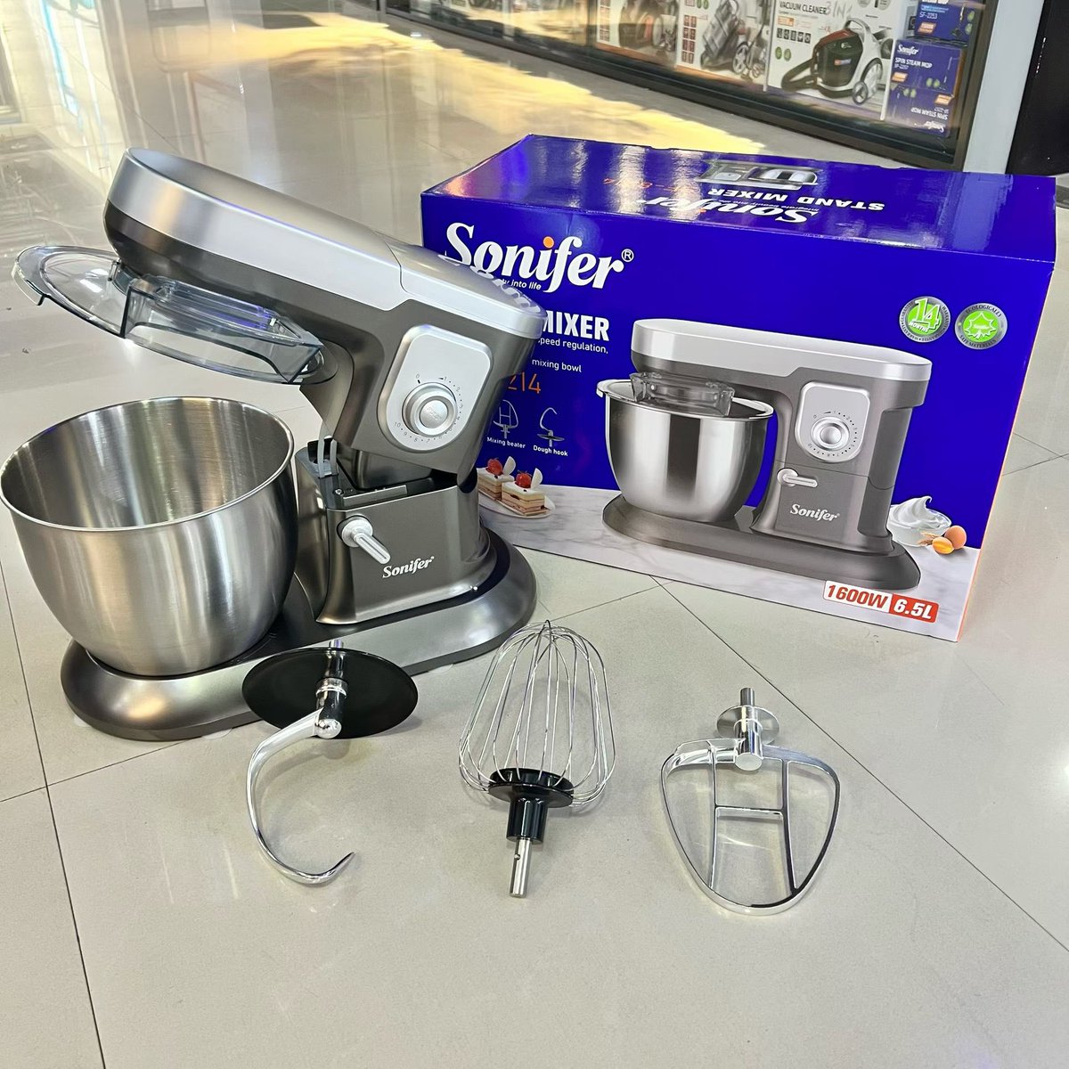 LarisaZ14's tweet photo. Sonifer STAND MIXER SF-8214
.6.5L large stainless steel mixing bowl https://t.co/ikmDFcTJTZ