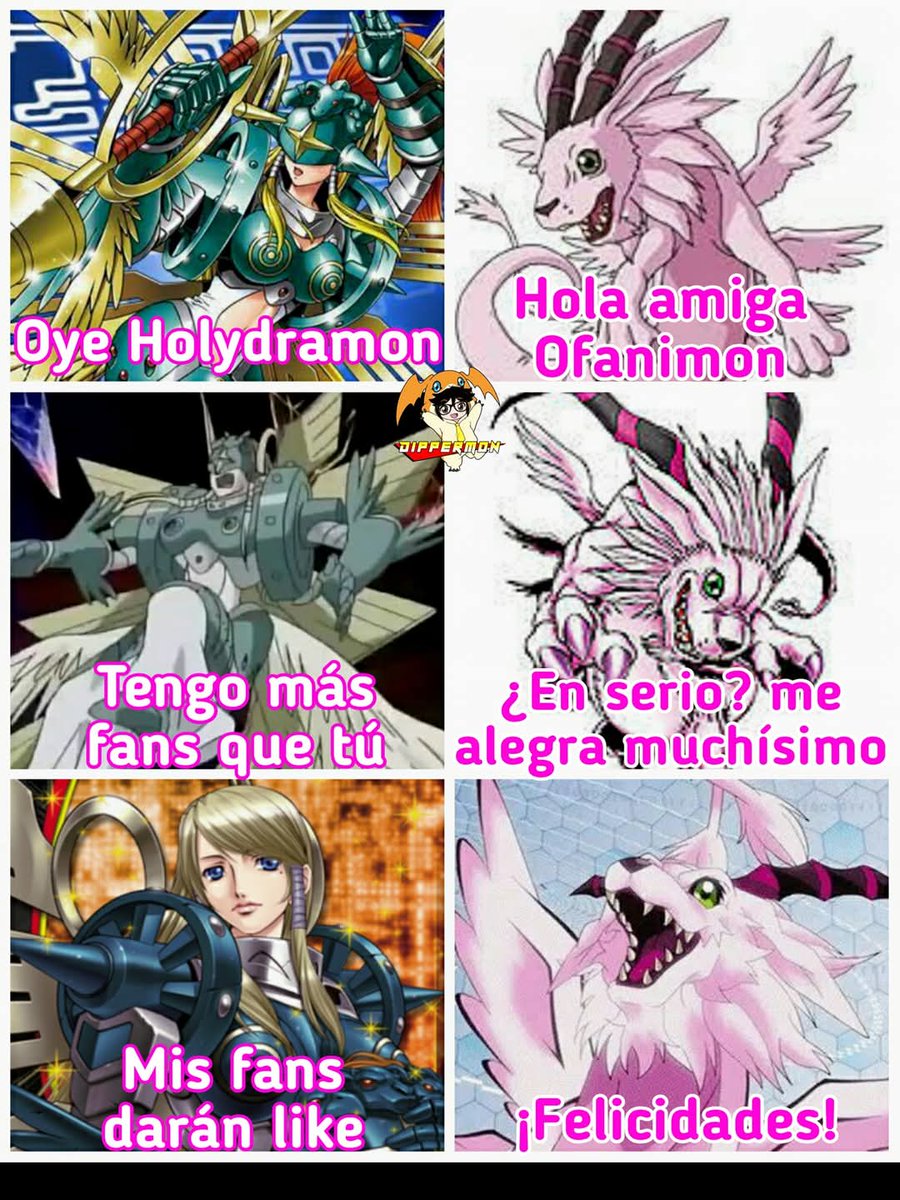 ¿De qué le sirven tantos fans?, si no puede hacer una sentadilla.

#digimon #デジモン #anime #dippermon #digimonadventure