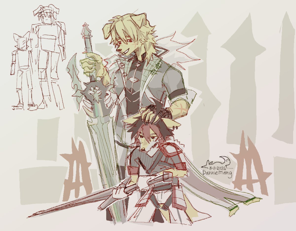 DannieMang's tweet photo. playing with varka third claymore https://t.co/pMXZCaSMic