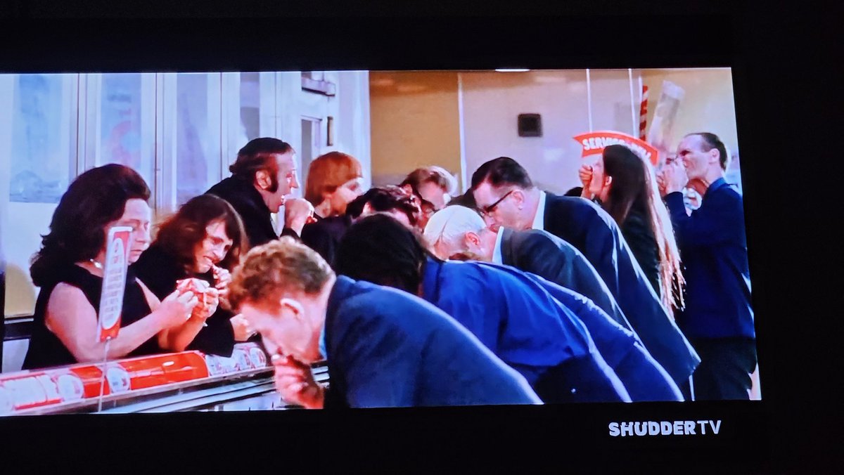 PatLovesMovies's tweet photo. Fine Old Cannibals
#TheLastDriveIn #LastDriveIn #Shudder #ShudderTV #HorrorFilms #HorrorFam #MutantFam #MessiahofEvil @kinky_horror @therealjoebob https://t.co/PEtVXFozqM