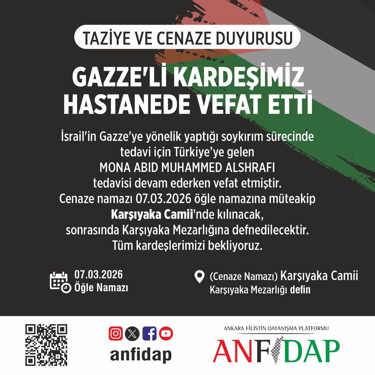 Ankara Filistin Dayanışma Platformu tweet media