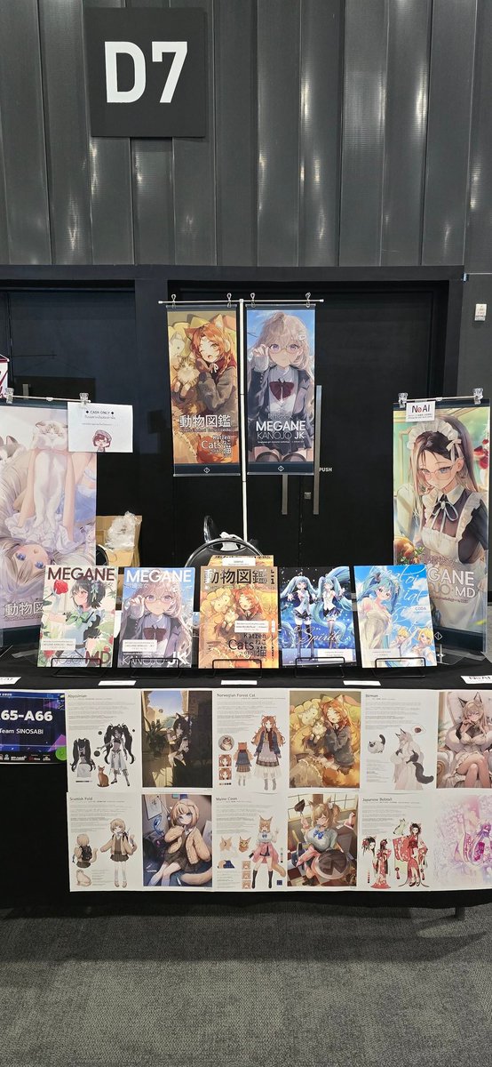 งาน Comic Square 9 บูธ A65-66 เซอร์เคิล Team SINOSABI จัดบูธเสร็จ ...