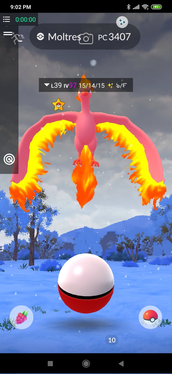 dsffsomarp's tweet photo. Got my shiny moltres in the wild ✨😍 https://t.co/kTKFeXqPso
